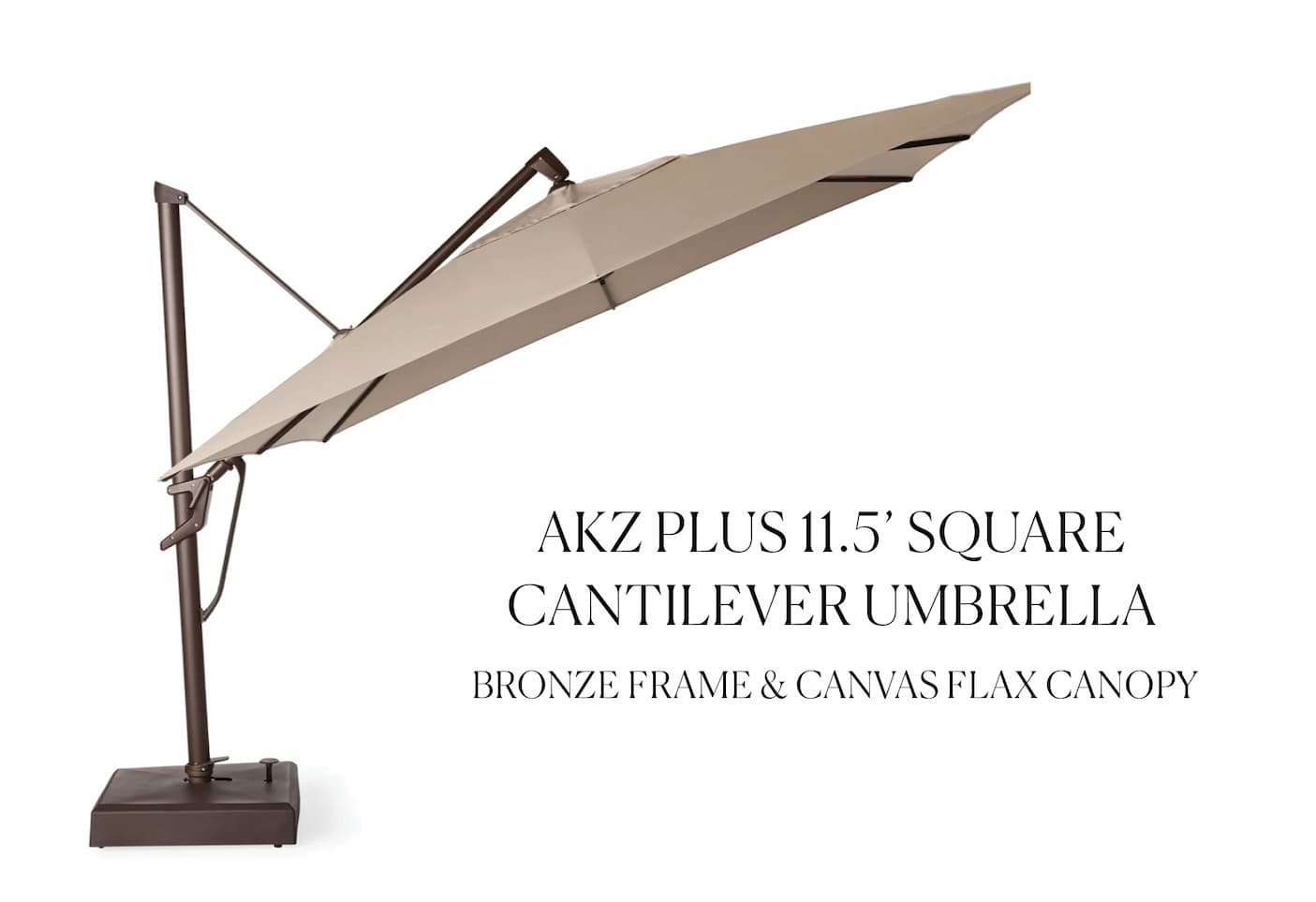 AKZ Plus 11.5' Square Cantilever Umbrella