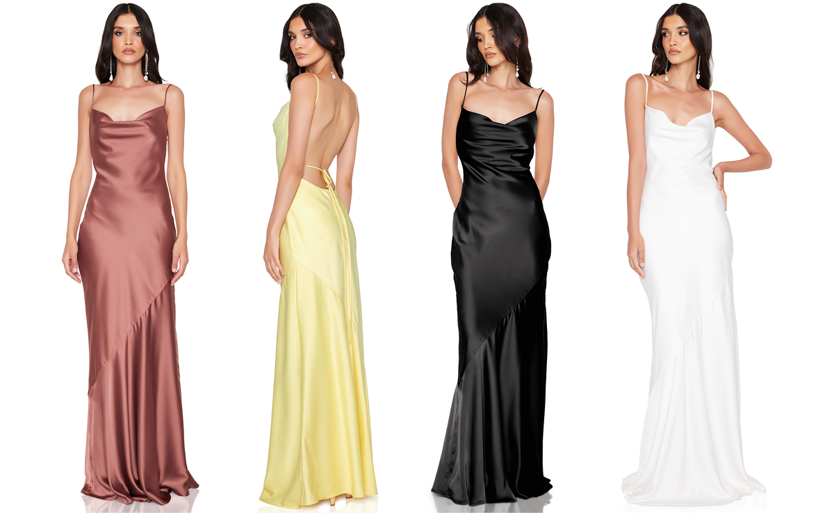 Entice drape gown