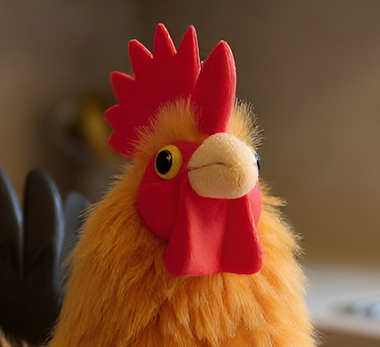 Cockadoodle Stew, the Adulting Done Bright mascot