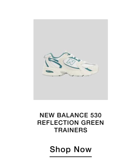 NEW BALANCE 530 REFLECTION GREEN TRAINERS