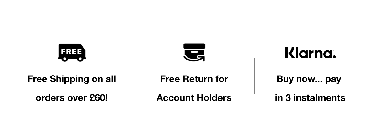 Free Shipping on all orders over £60!