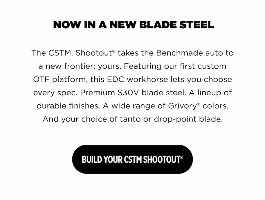 Now in a NEw Blade Steel [Build your CSTM Shootout]