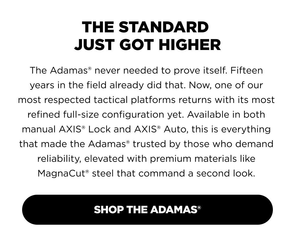The standard just got higher [Shop the Adamas]