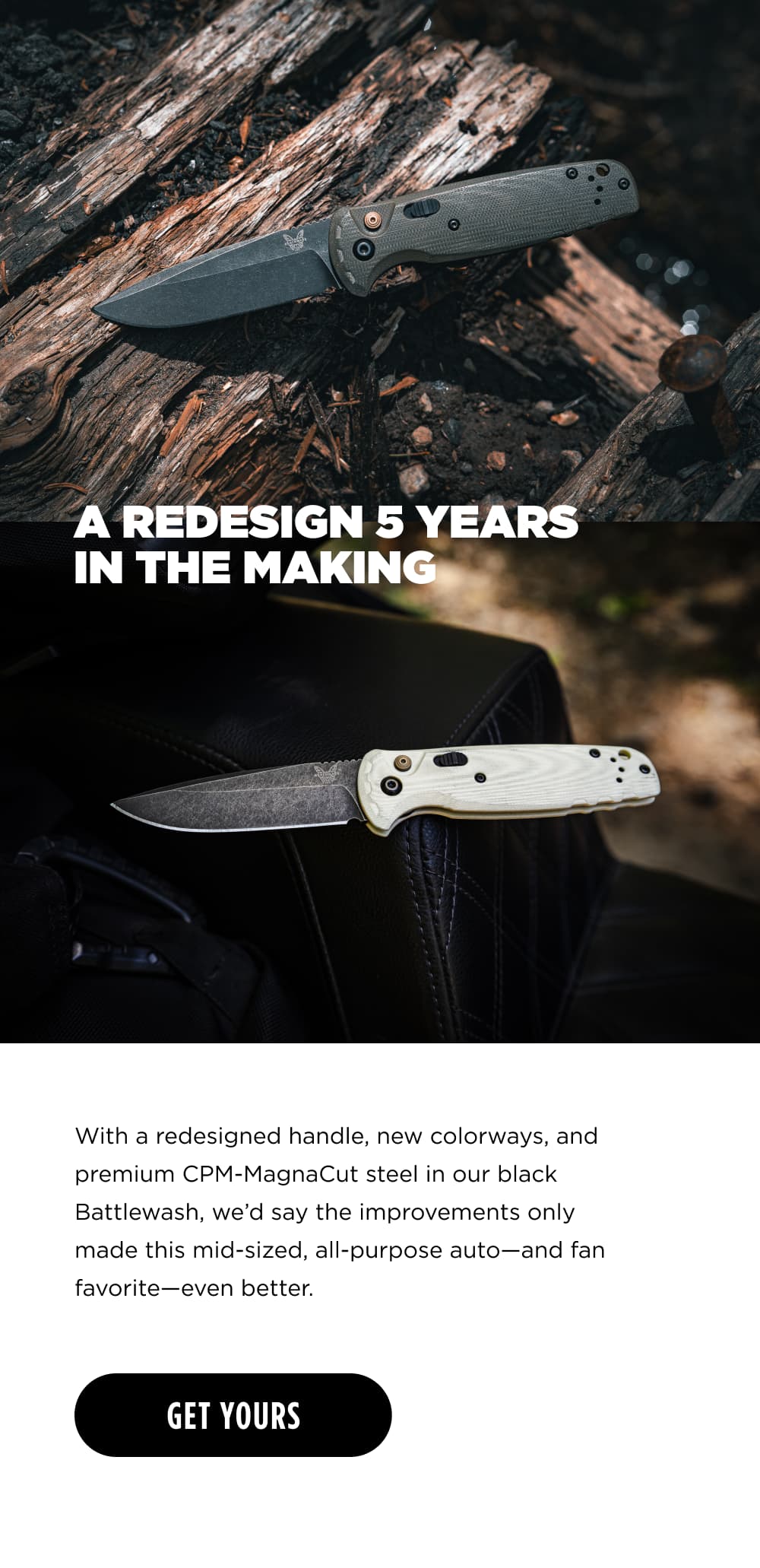 A REDESIGN 5 YEARS IN THE MAKING