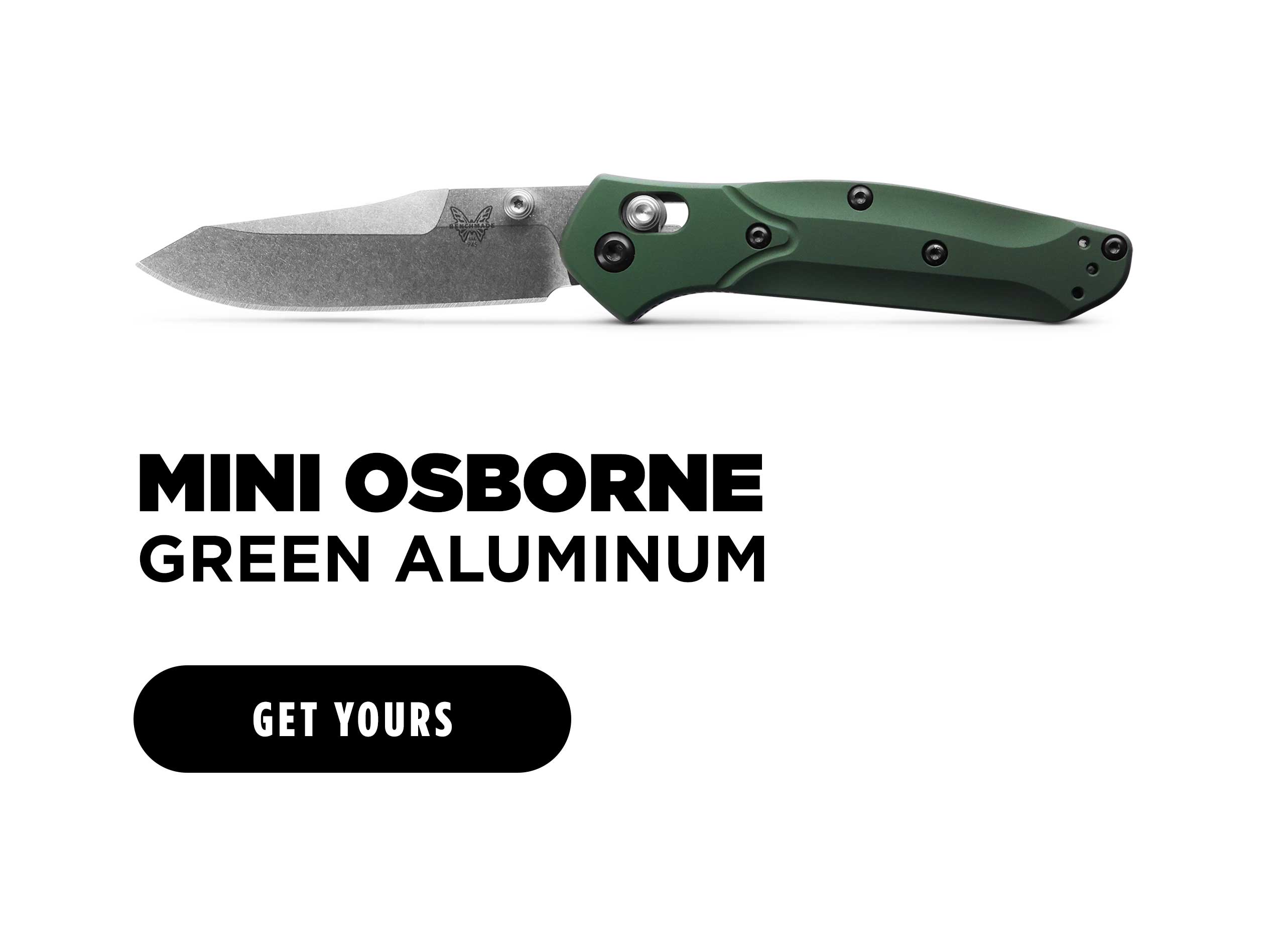 MINI OSBORNE GREEN ALUMINUM [ GET YOURS ]