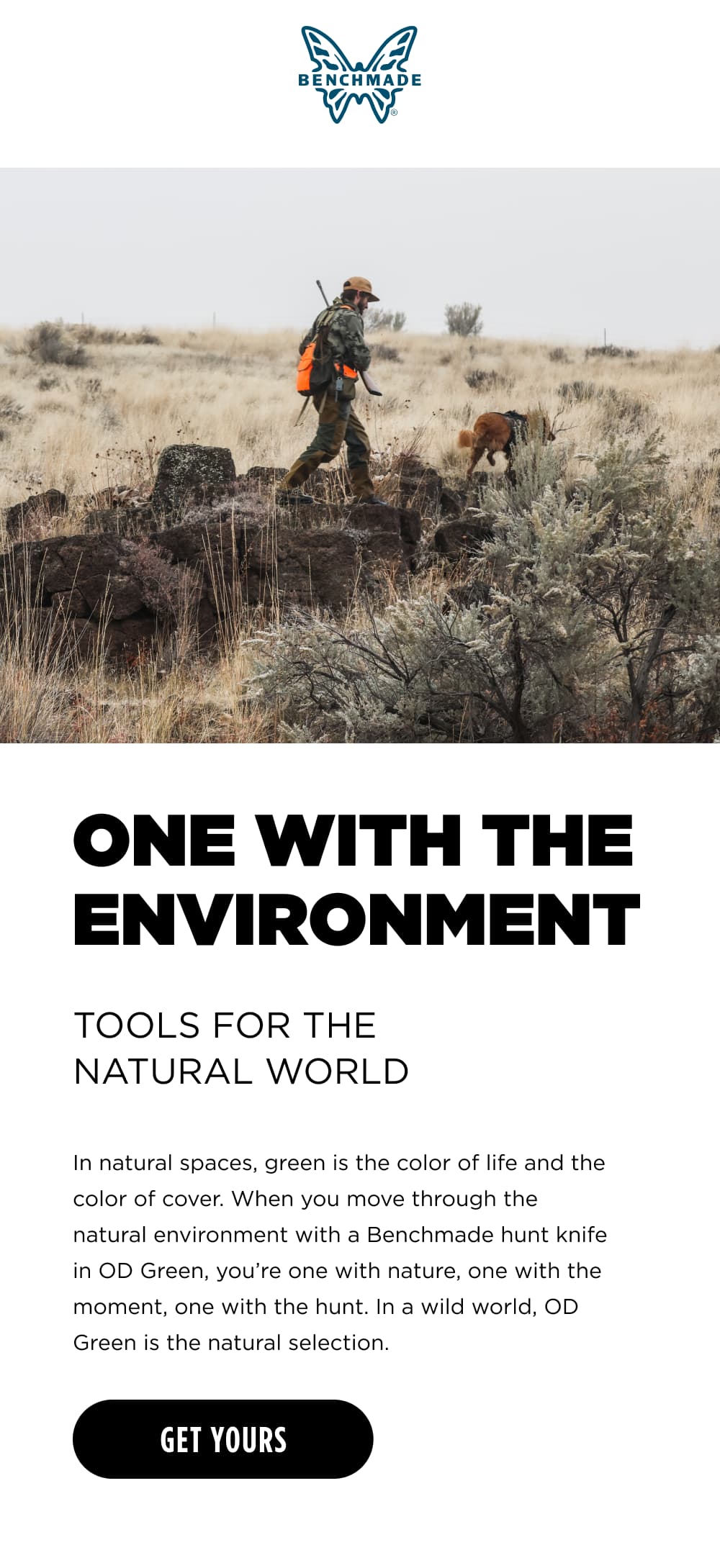 ONE WITH THE ENVIRONMENT