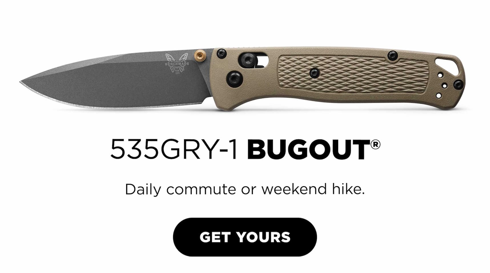 535GRY-1 BUGOUT" Daily commute or weekend hike.