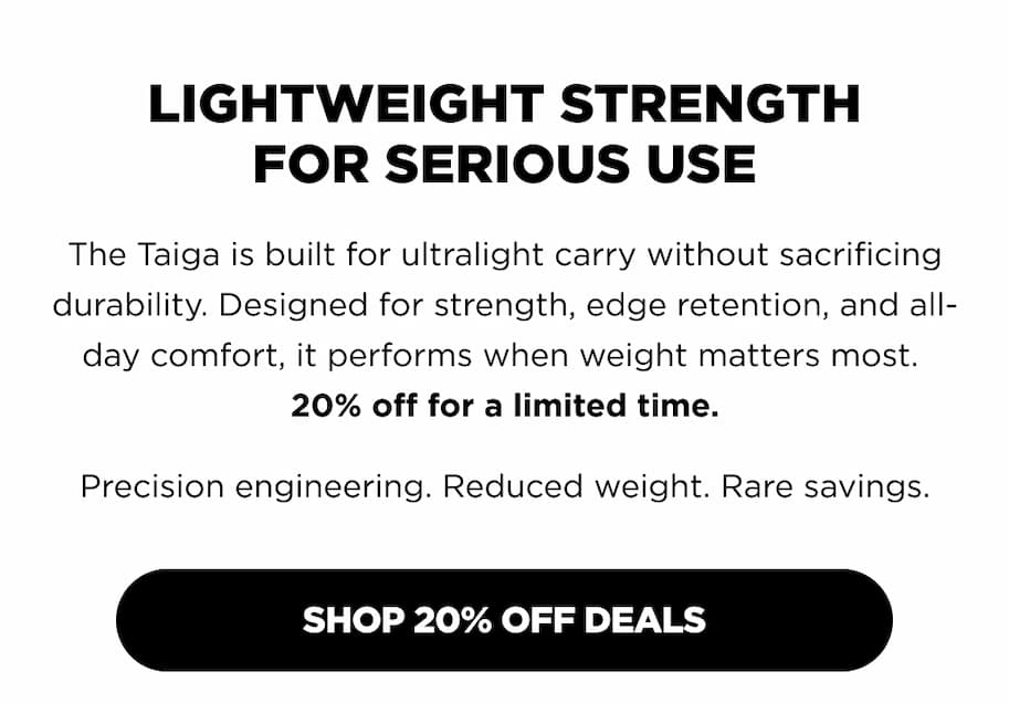 Lightweight strength for serious use