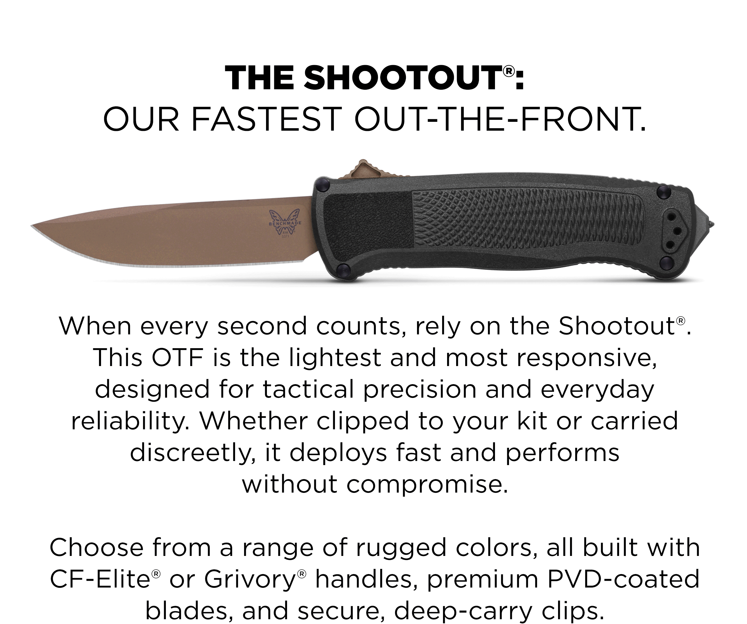 OUR FASTEST OUT-THE-FRONT