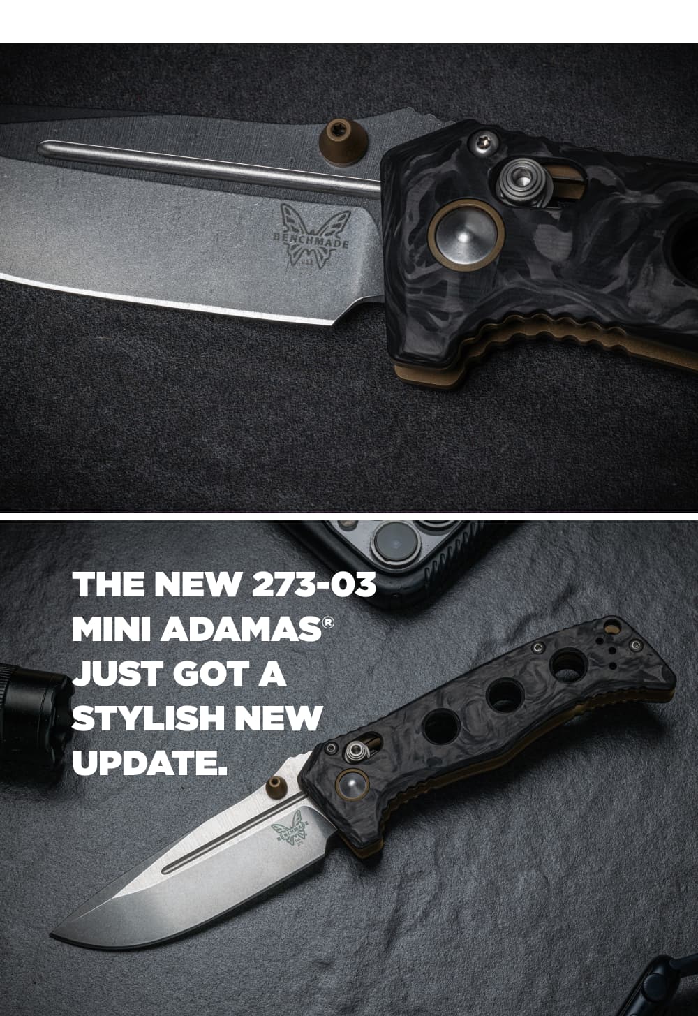 THE NEW 273-03 MINI ADAMAS JUST GOT A STYLISH, NEW UPDATE.