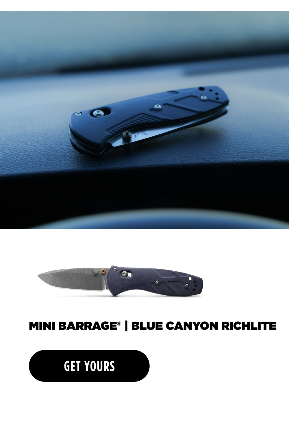 MINI BARRAGE&reg; | BLUE CANYON RICHLITE [ GET YOURS ]