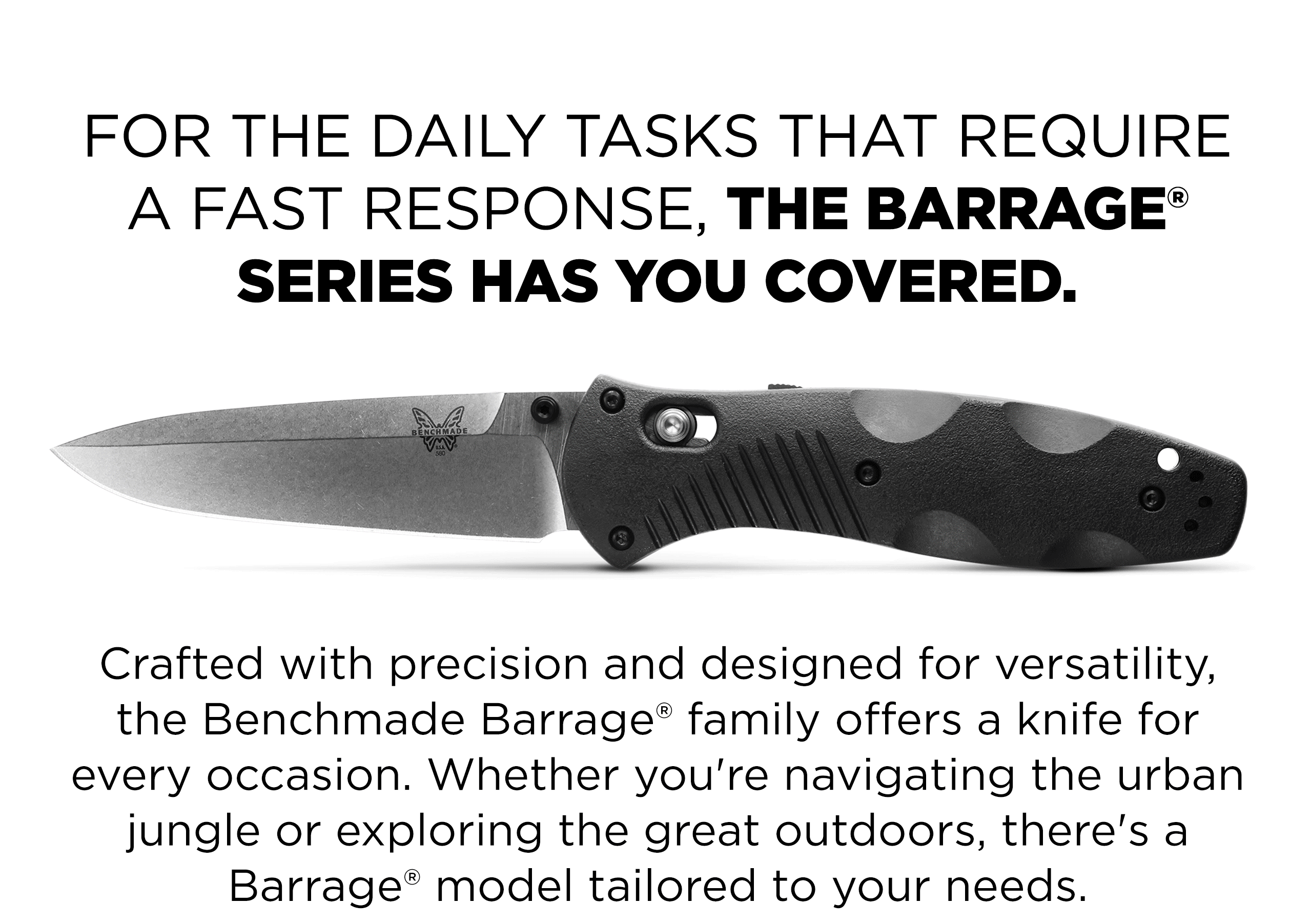 The Barrage series has you covered