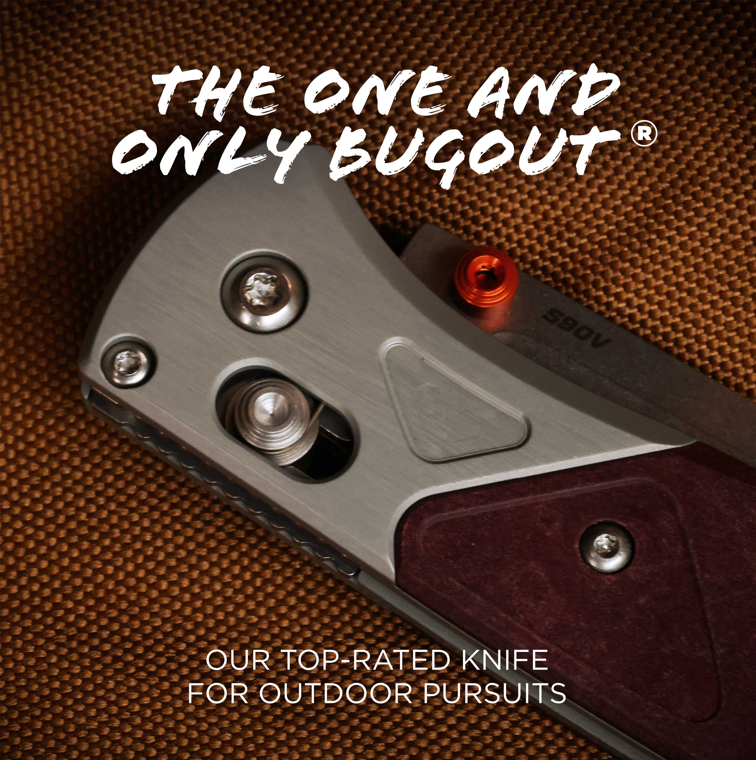THE ONE AND ONLY BUGOUT  OUR TOP-RATED KNIFE FOR OUTDOOR PURSUITS