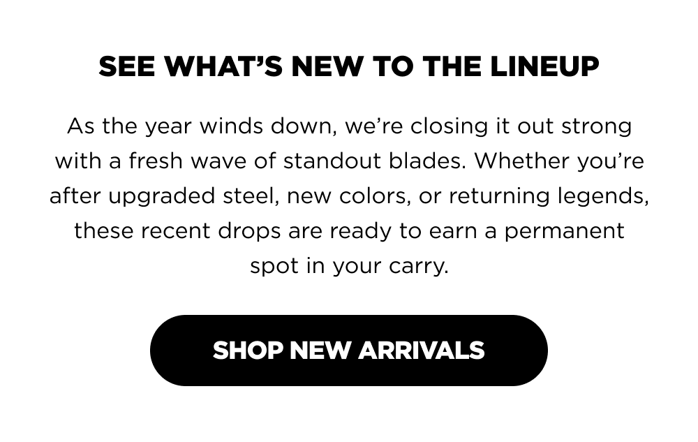 See What's New To the Lineup