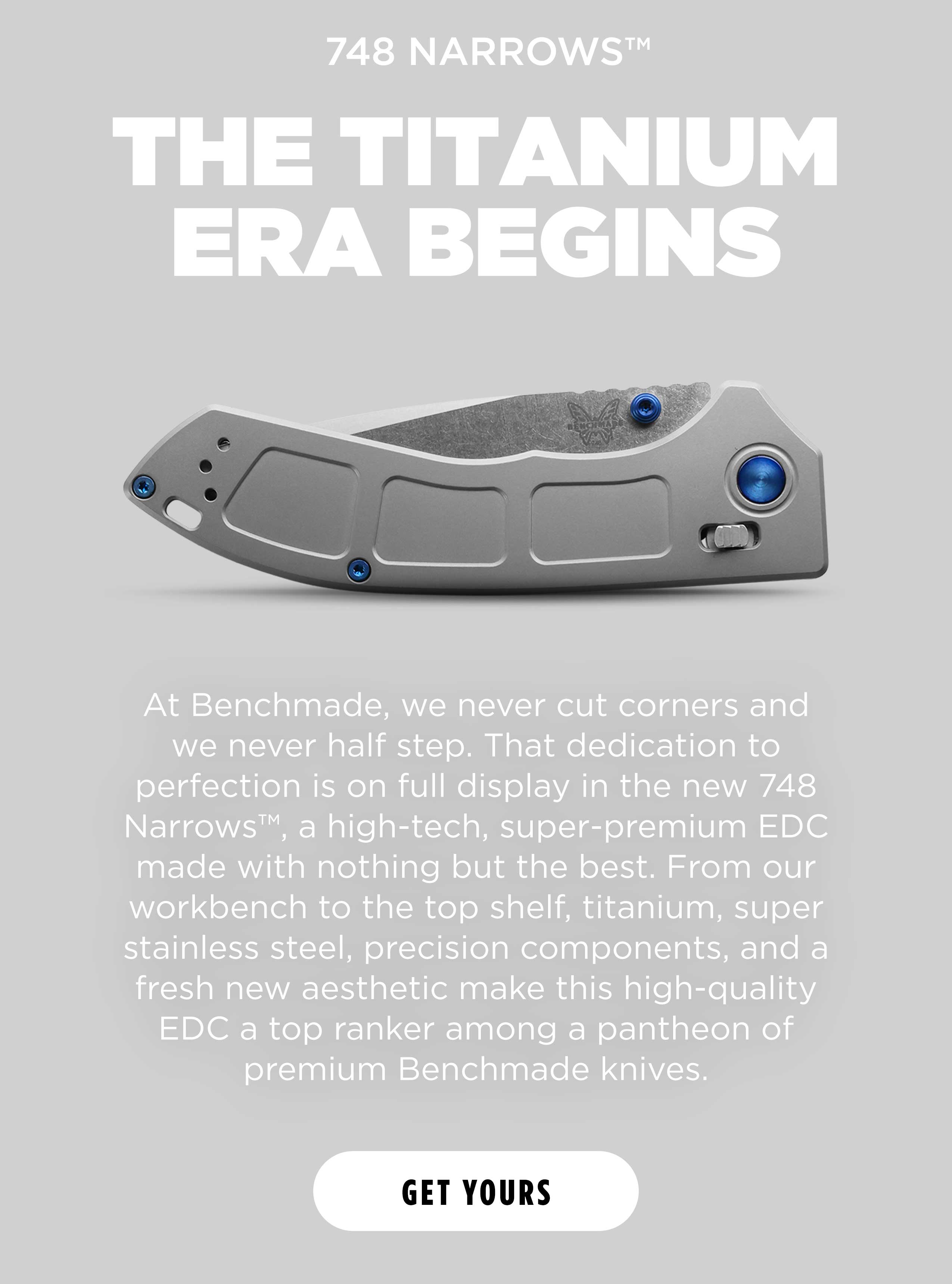 THE TITANIUM ERA BEGINS