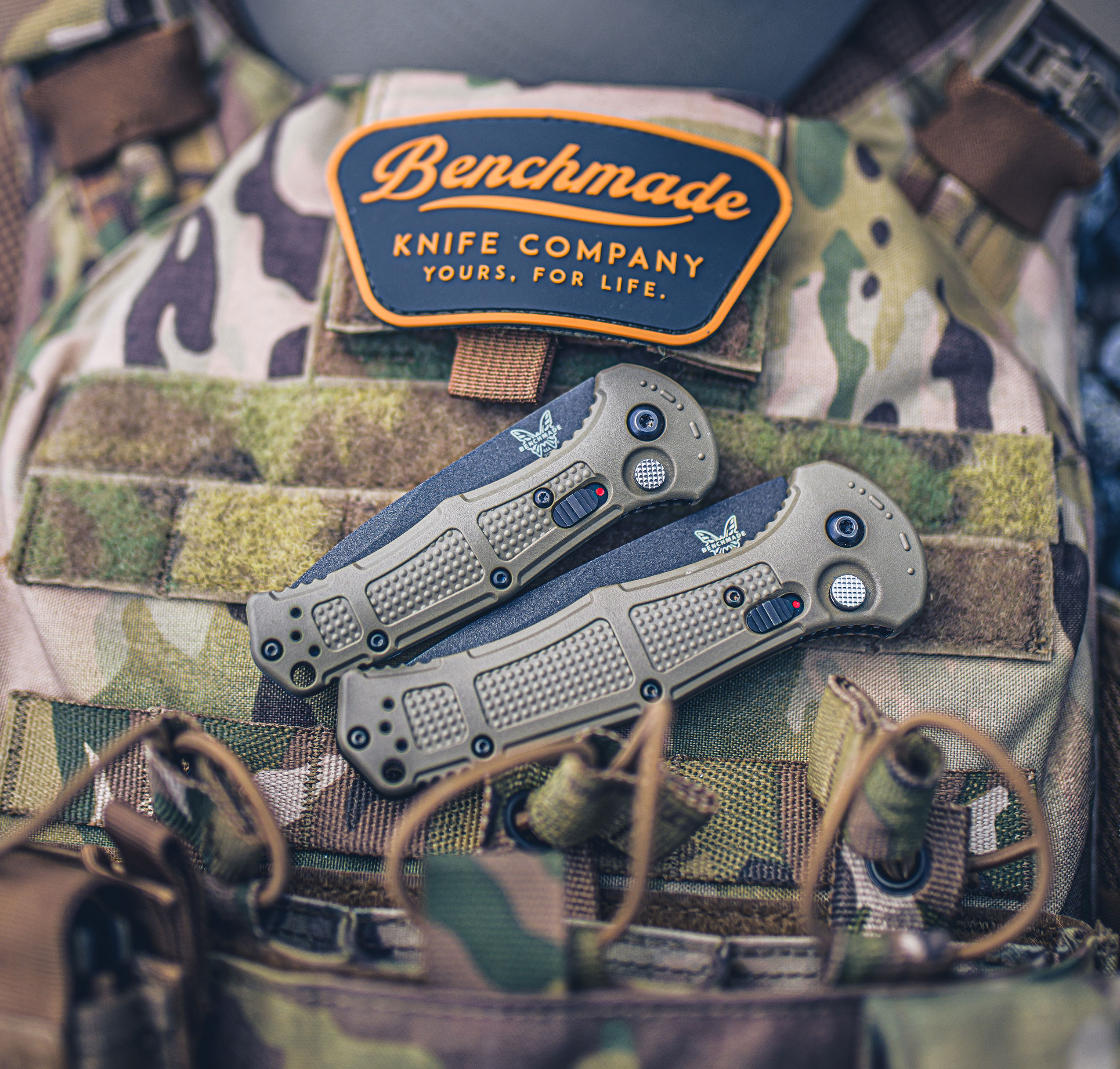 Benchmade KNIFE COMPANY YPURS, FOR LIFE.