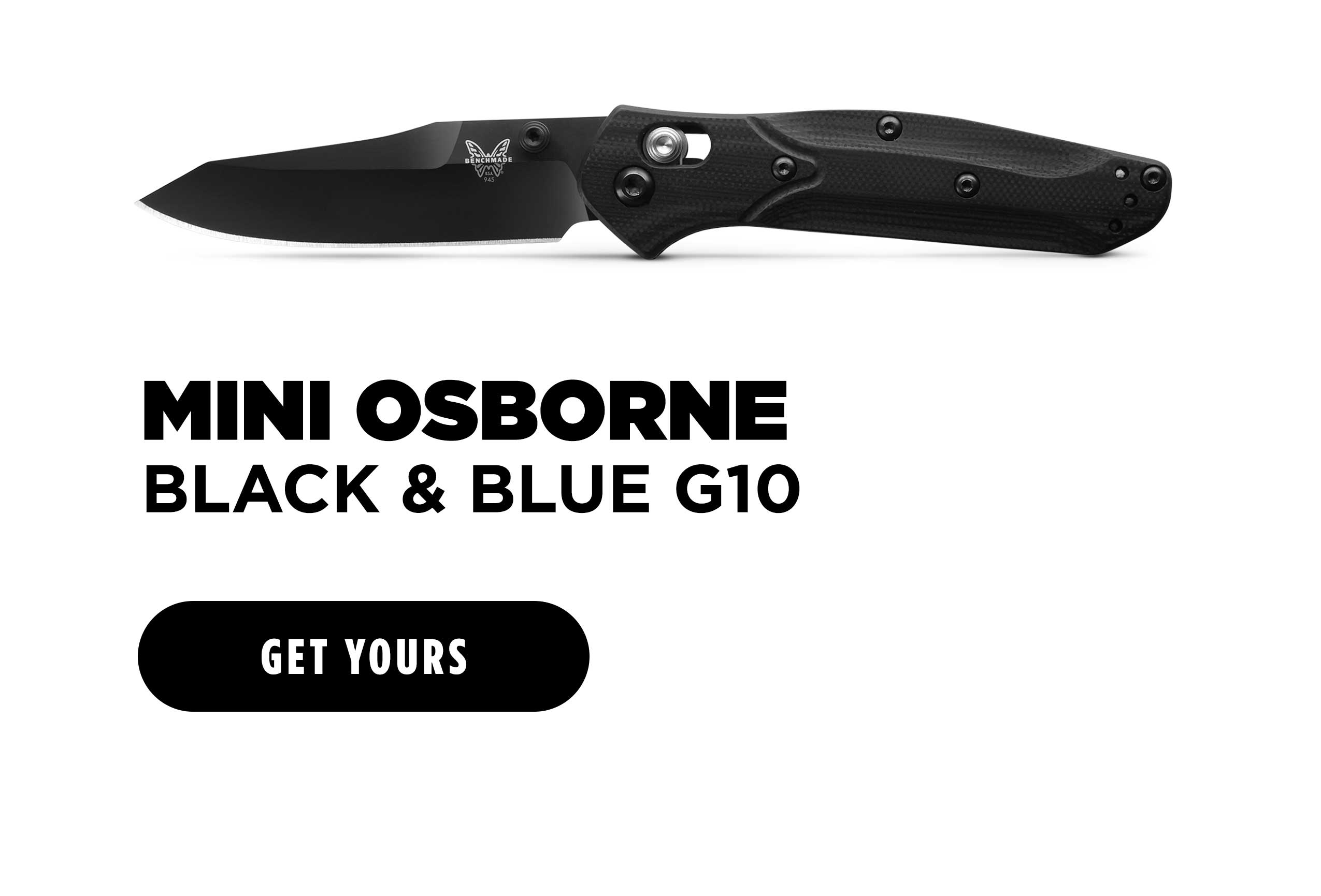MINI OSBORNE BLACK & BLUE G10 [ GET YOURS ]