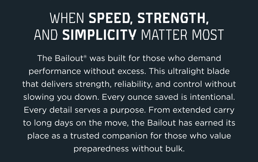 When Speed, Strength and Simplicity Matter Most