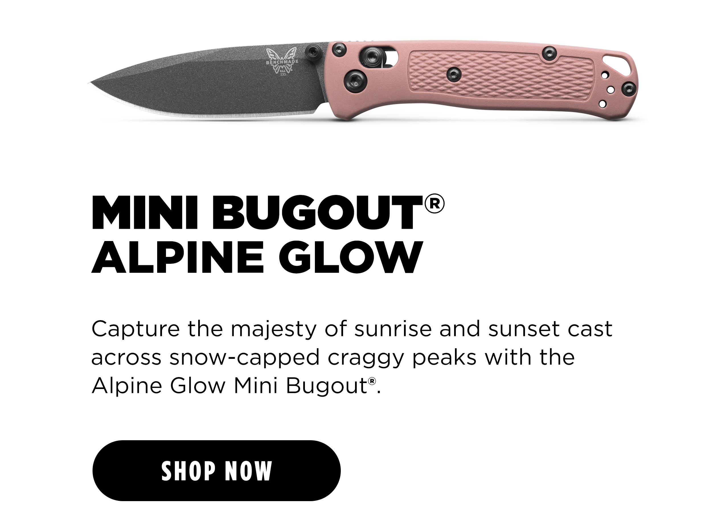 ALPINE GLOW MINI BUGOUT  [ SHOP NOW ]