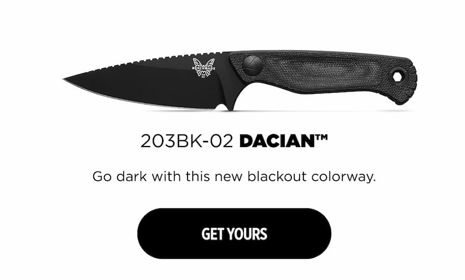 203BK-02 DACIAN&trade; Go dark with this new blackout colorway.