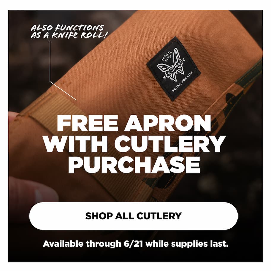 Free Camo Apron ($80 vlaue)
