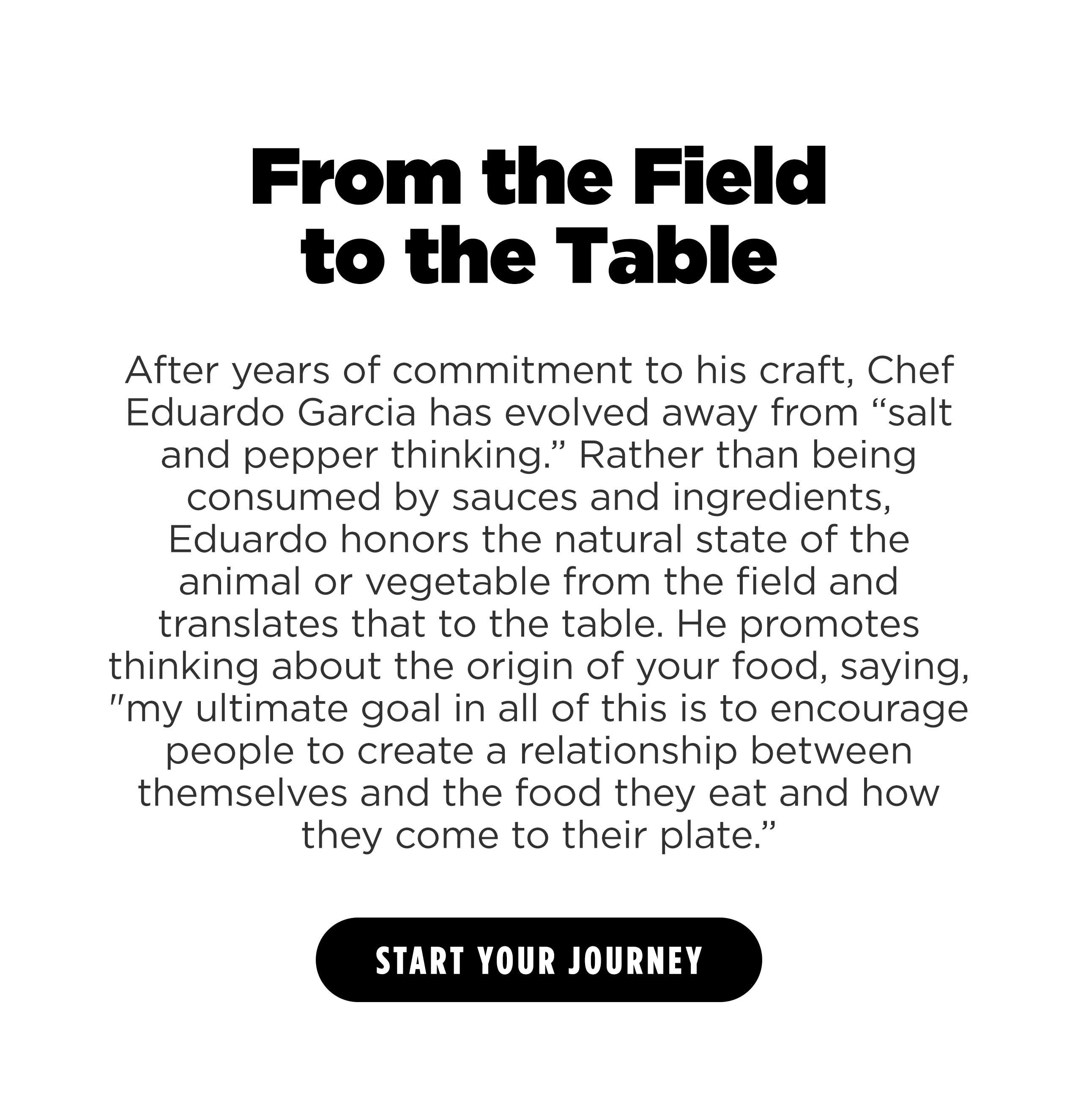 FIELD TO TABLE Benchmade