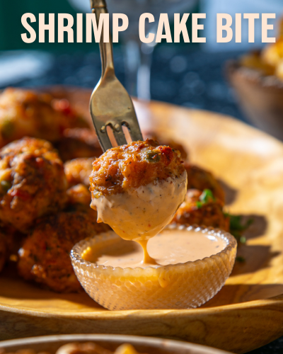 Shrimp cake bites