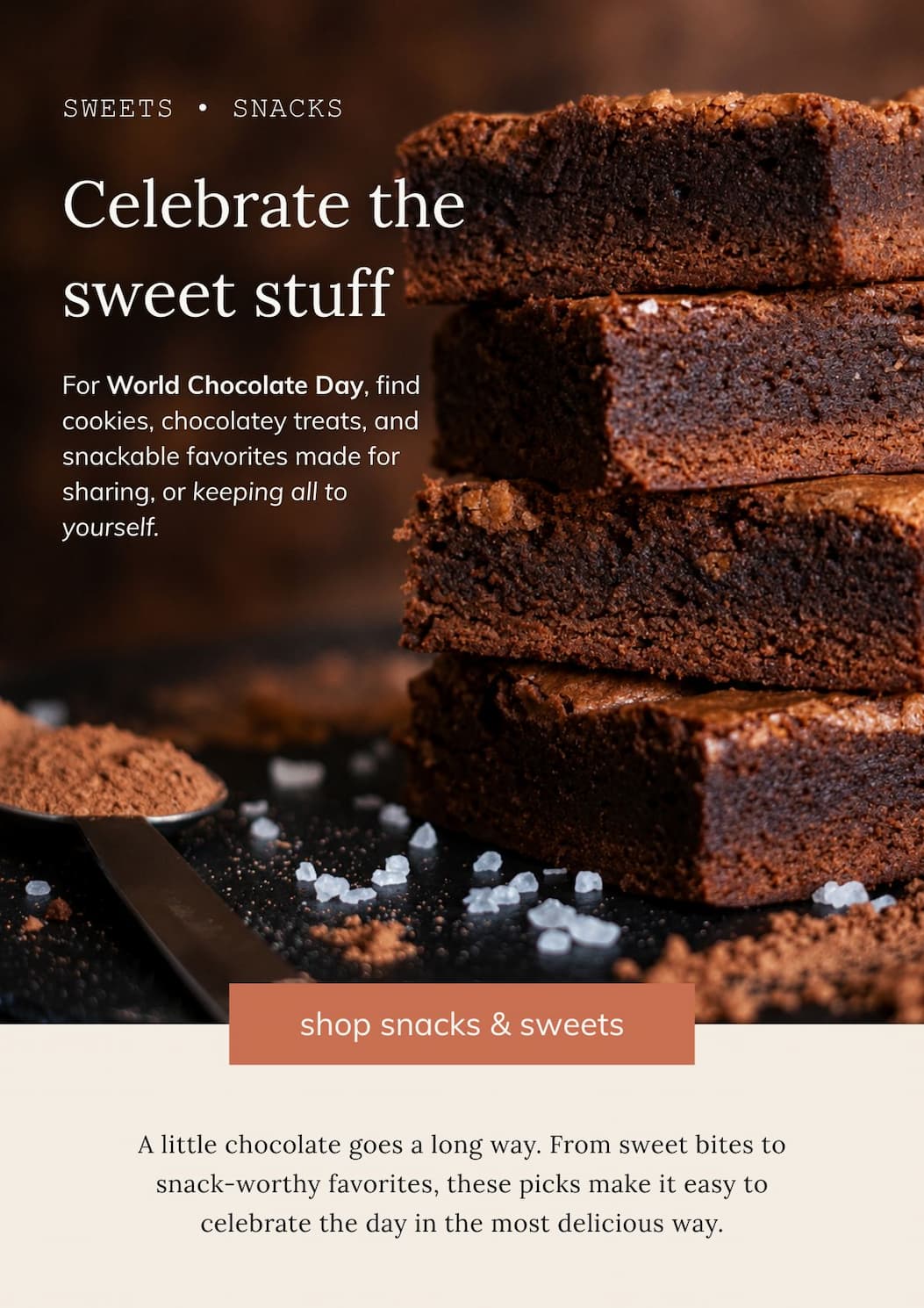 Shop snacks and sweets