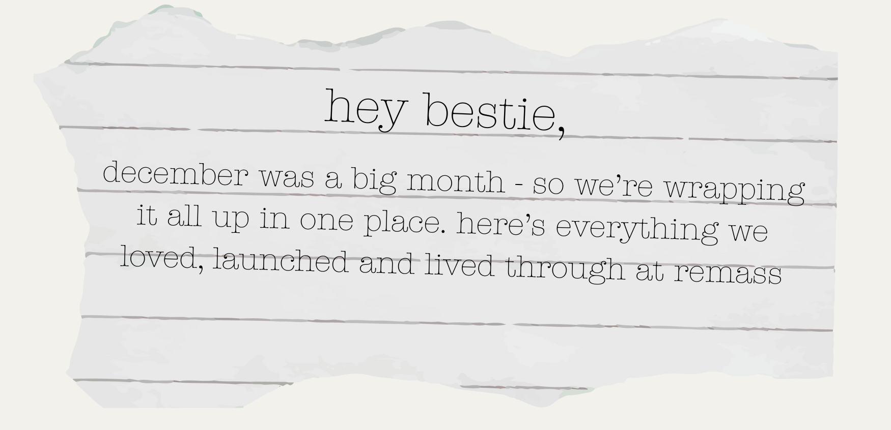 hey bestie