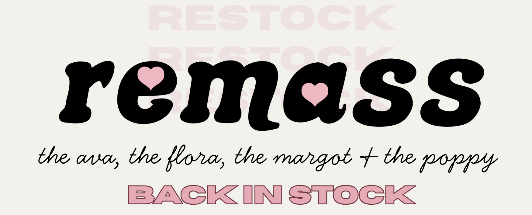 back in stock