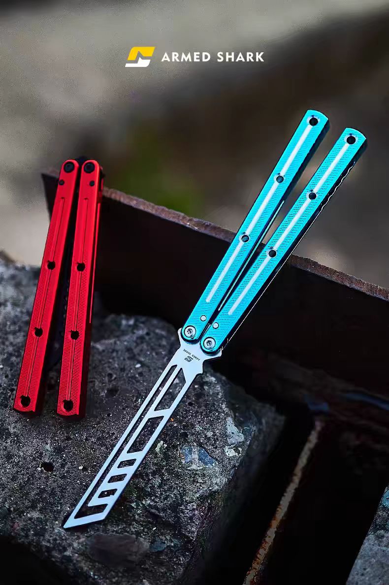バタフライトレーナー　Armed Shark Eureka Armed Shark Eureka Balisong Trainer – Precision Control for