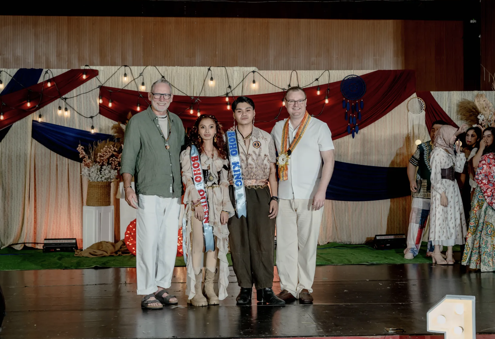 Runway winners of the Boho Chic and Boho Guy contest at REassist 11th anniversary celebration