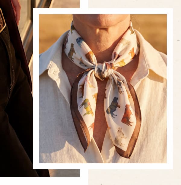Big Pasture Silk Scarf