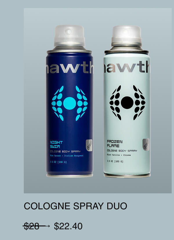 cologne spray duo $28 → $22.40
