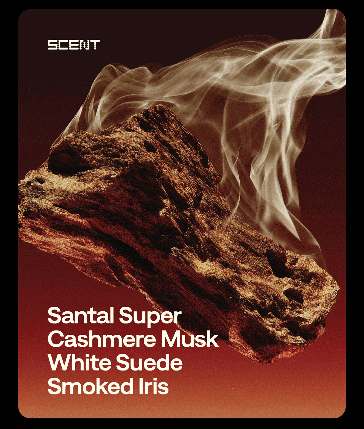 Santal SUPER Cahmere Musk White Sude Smoked Iris