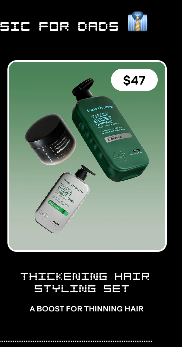 Thickening Hair Styling Set&nbsp; | A Boost for Thinning Hair