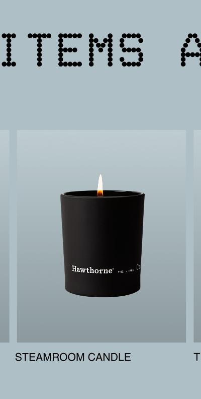 STEAMROOM CANDLE