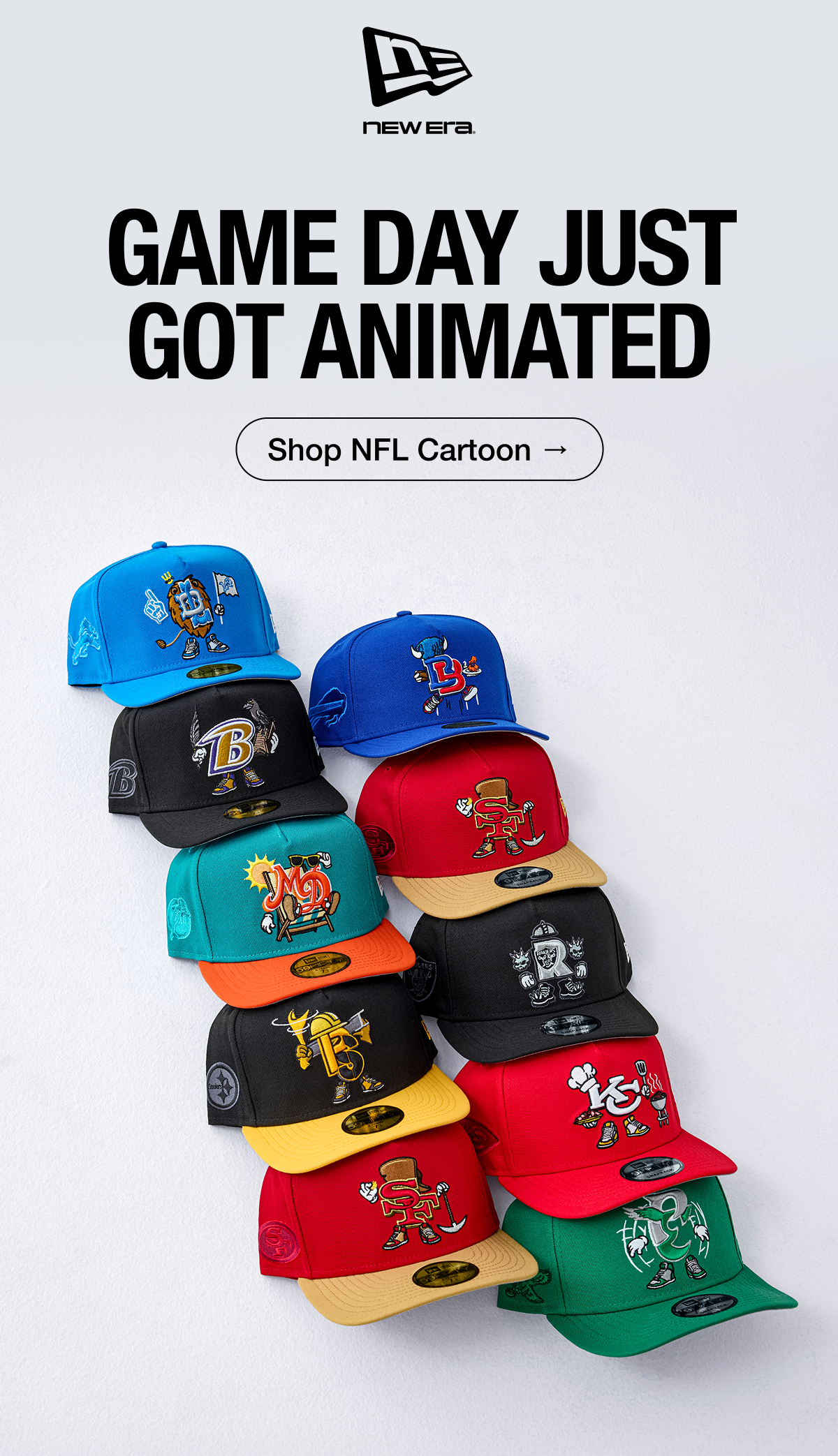 Game Day Just Got Animated. Shop NFL Cartoon 