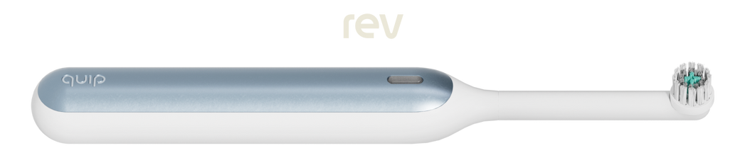 quip Rev Oscillating Toothbrush Blue Metal