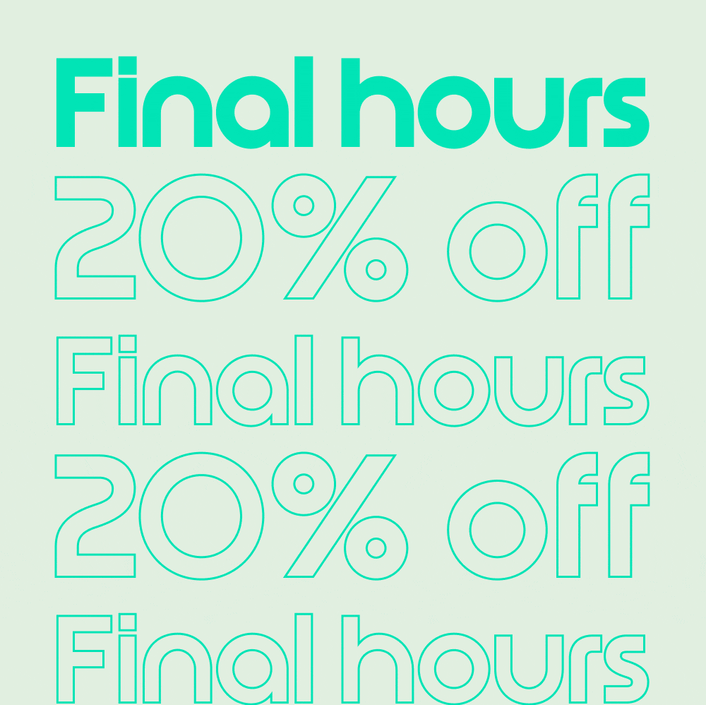 Shop 20% off