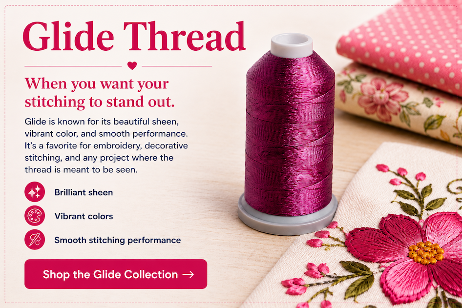Glide thread guide