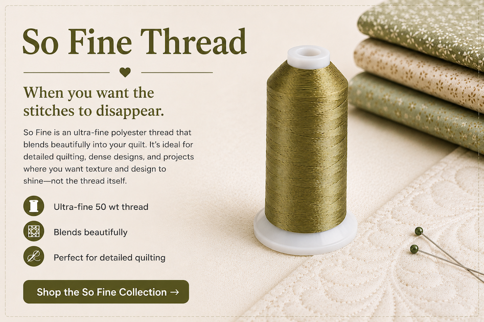 So Fine 50 thread guide