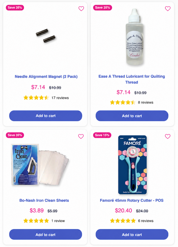 Essential quilting tools