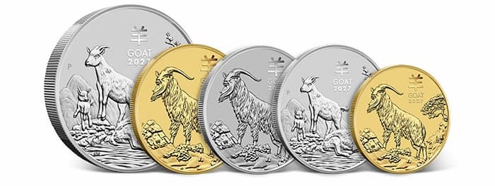 NEW ARRIVALS: 2027 Australian Lunar Goat Coins