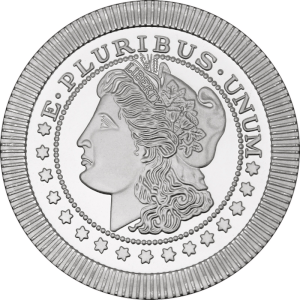 ON SALE: 1 oz SilverTowne Morgan Stackable Silver Round (New)
