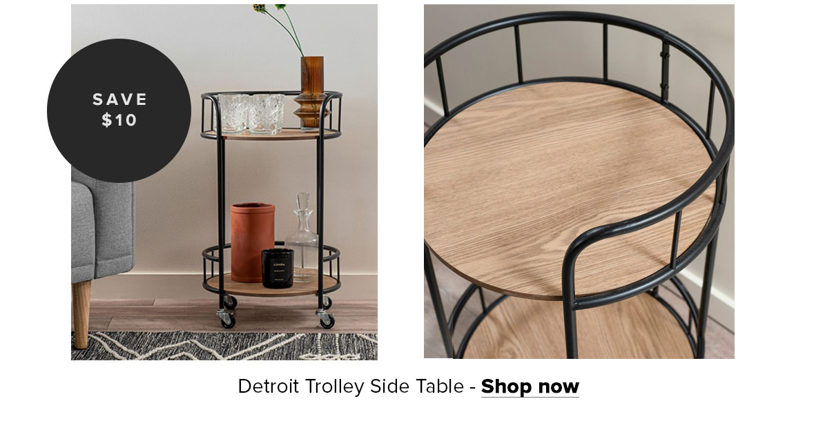 Detroit Trolley Side Table. Shop no. 