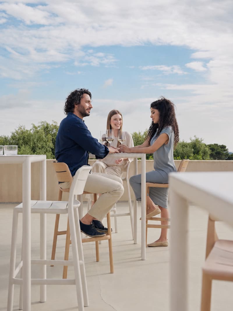 Nardi outdoor chairs and bar stools