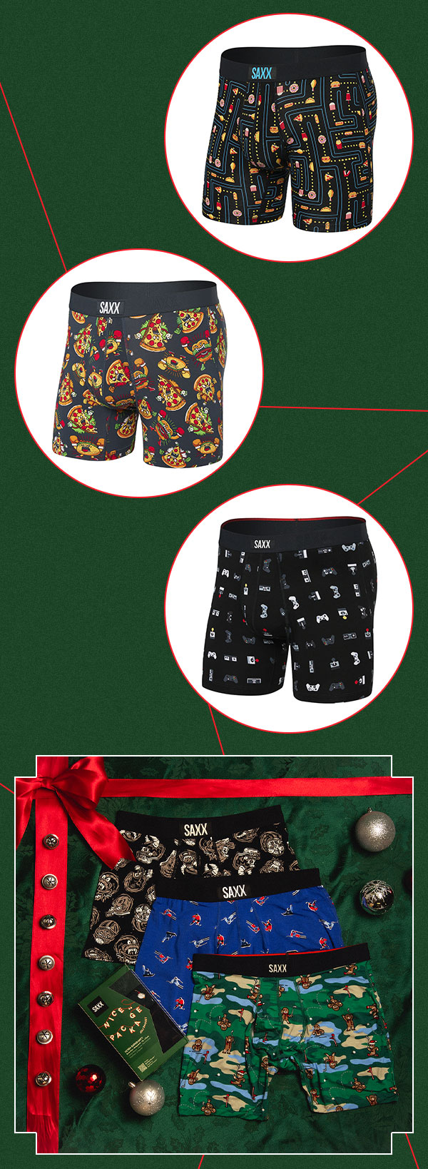 SAXX - Give the Gift of Comfort - $24 & up