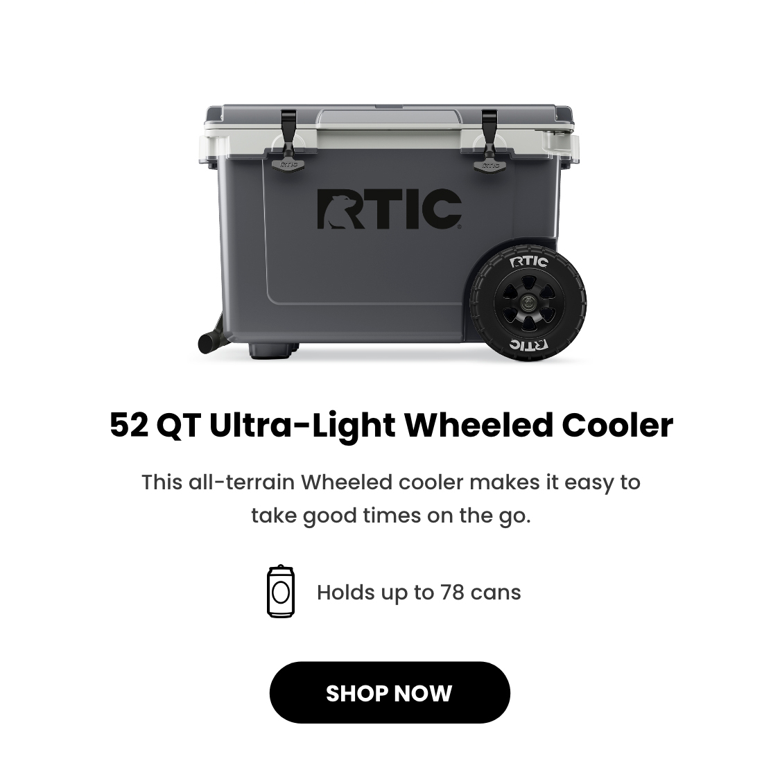 52 QT UL Wheeled Cooler