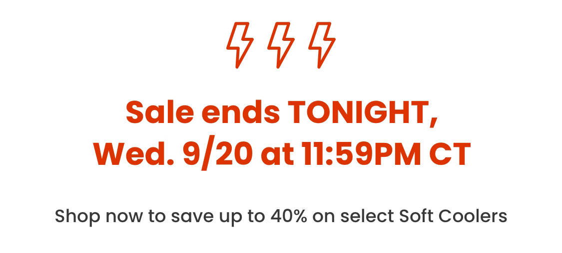 Sale ends tonight!
